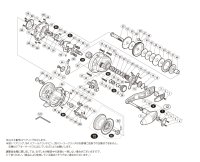 【シマノ純正お取り寄せパーツ：納期1ヶ月】17オシアジガー 1500HG　商品コード：036674