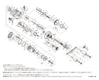 【シマノ純正お取り寄せパーツ：納期1ヶ月】21カルカッタコンクエスト 100　商品コード：042323