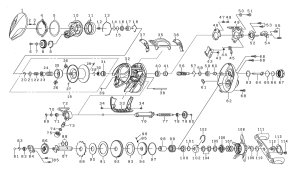 画像1: 【ダイワ純正お取り寄せパーツ：納期1ヶ月】22スティーズ A II TW 1000XH　製品コード：00613386