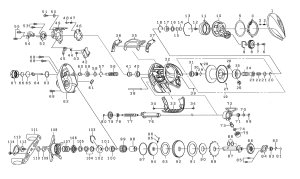 画像1: 【ダイワ純正お取り寄せパーツ：納期1ヶ月】22スティーズ A II TW 1000L　製品コード：00613383