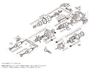 画像1: 【シマノ純正お取り寄せパーツ：納期1ヶ月】17スティーレSS 151PG　商品コード：036919