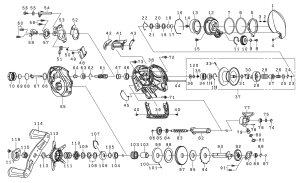 画像1: 【ダイワ純正お取り寄せパーツ：納期1ヶ月】21ジリオン SV TW 1000XHL　製品コード：00630218