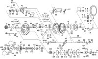 【ダイワ純正お取り寄せパーツ：納期1ヶ月】ミリオネア バサラ 100H-L　製品コード：00615047