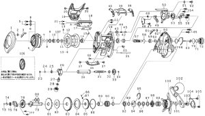 画像1: 【ダイワ純正お取り寄せパーツ：納期1ヶ月】18キャタリナ IC 150SH　製品コード：00630002