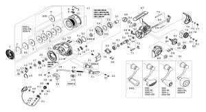 画像1: 【ダイワ純正お取り寄せパーツ：納期1ヶ月】23レグザ LT3000S-CXH　製品コード：00061145