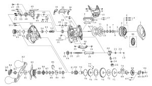 画像1: 【ダイワ純正お取り寄せパーツ：納期1ヶ月】22ライトゲーム IC 150L-DH　製品コード：00621070