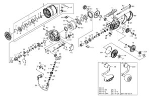 画像1: 【ダイワ純正お取り寄せパーツ：納期1ヶ月】24セルテート LT4000-C 　製品コード：00061181