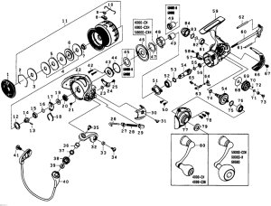 画像1: 【ダイワ純正お取り寄せパーツ：納期1ヶ月】18ブラスト LT6000D　製品コード：00065104