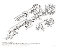 【シマノ純正お取り寄せパーツ：納期1ヶ月】20ベイゲーム 301PG　商品コード：041920