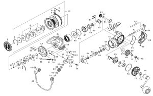 画像1: 【ダイワ純正お取り寄せパーツ：納期1ヶ月】22カルディアSW 6000S-H　製品コード：00065051