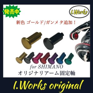 画像1: 【I.Works/アイワークス】シマノ用 オリジナル アーム固定軸