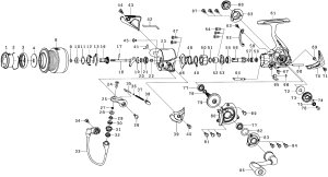 画像1: 【ダイワ純正お取り寄せパーツ：納期1ヶ月】08月下美人 2004　製品コード：00055911