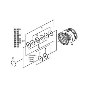 画像1: 【ダイワ純正お取り寄せパーツ：納期1ヶ月】16クレスト 純正スペアスプール【中サイズ送料】