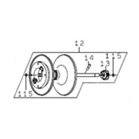 【ダイワ純正お取り寄せパーツ：納期1ヶ月】23ティエラLJ IC 300 純正スプール（300H, 300HL）商品コード：00631024 12番 スプール（12-14・115）部品コード：6M484601 【中サイズ送料】