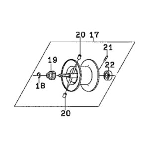画像1: 【ダイワ純正お取り寄せパーツ：納期1ヶ月】17ソルティガ BJ 200純正スプール（200H, 200HL, 200SH, 200SHL）商品コード：00613712 17番 スプール（18-19・21-22）部品コード：6Z023546 【中サイズ送料】
