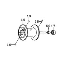 【ダイワ純正お取り寄せパーツ：納期1ヶ月】16-17ライトゲーム ICV 200 純正スプール（200H, 200H-L）商品コード：00614816 16番 スプール（16-18・60）部品コード：6H926601【中サイズ送料】