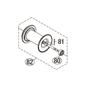 画像1: 【シマノ純正お取り寄せパーツ：納期1ヶ月】21バルケッタ BB 300 純正スプール（300PG, 300HG）商品コード：044099 82番 S Part No. 13GU0 スプール組【中サイズ送料】