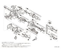 【シマノ純正お取り寄せパーツ：納期1ヶ月】19バルケッタ プレミアム 150DHXG　商品コード：040114