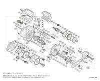 【シマノ純正お取り寄せパーツ：納期1ヶ月】18バルケッタ SC 3000　商品コード：039286