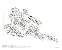 【シマノ純正お取り寄せパーツ：納期1ヶ月】18バルケッタ SC 1000　商品コード：039262