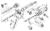 【ダイワ純正お取り寄せパーツ：納期1ヶ月】23ソルティガ 5000-XH 　製品コード：00065028