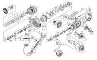 【ダイワ純正お取り寄せパーツ：納期1ヶ月】23ソルティガ 6000-H 　製品コード：00065029