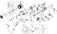 【ダイワ純正お取り寄せパーツ：納期1ヶ月】18カルディア LT2500S　製品コード：00056046