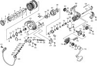 【ダイワ純正お取り寄せパーツ：納期1ヶ月】14カルディア 2508H　製品コード：00056165