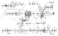 【ダイワ純正お取り寄せパーツ：納期1ヶ月】25タトゥーラ SV TW 100　製品コード：00630151