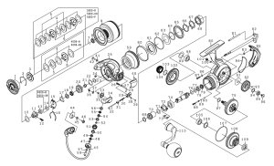 画像1: 【ダイワ純正お取り寄せパーツ：納期1ヶ月】24セルテート SW 5000-XH 　製品コード：00065183