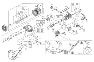 画像1: 【ダイワ純正お取り寄せパーツ：納期1ヶ月】24レブロス LT6000D-H 　製品コード：00066610