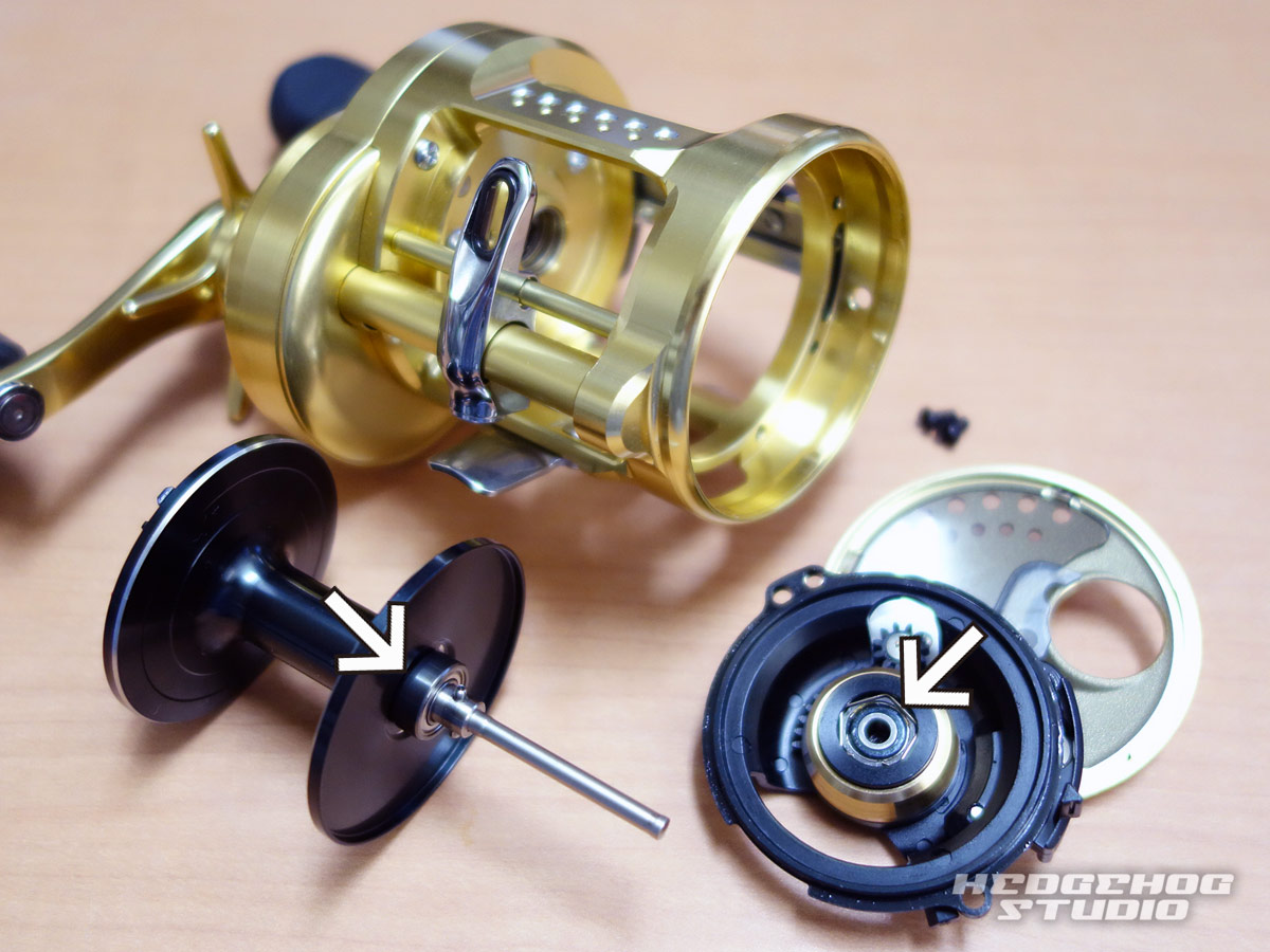 How to replace the bearing of SHIMANO 15 CALCUTTA CONQUEST 300, 400 -  HEDGEHOG STUDIO