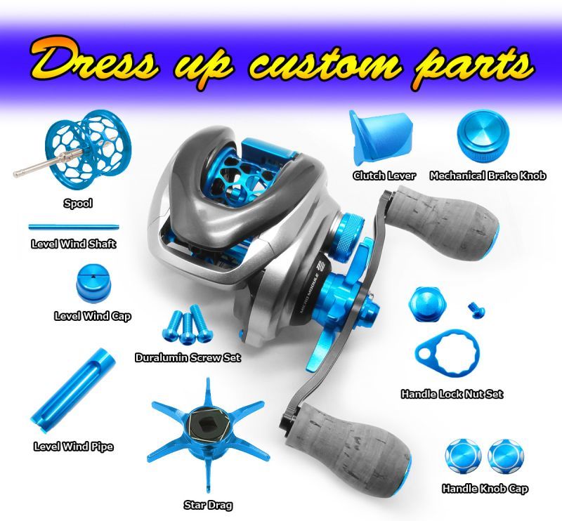 Custom Parts Custom handle for Daiwa Spinning Reel