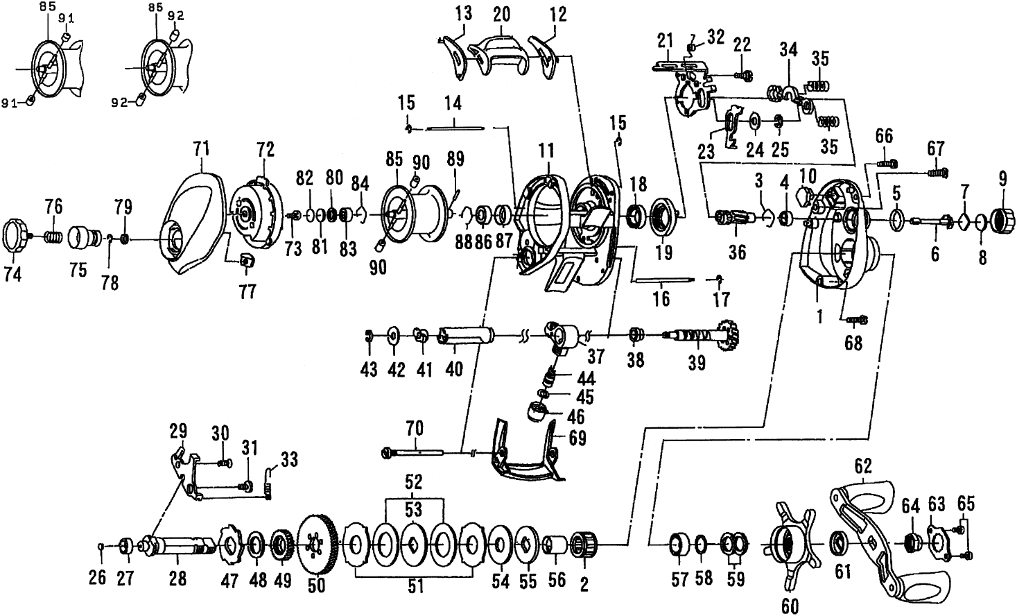 ダイワ純正お取り寄せパーツ：納期1ヶ月】PX68 R SPR 製品コード 