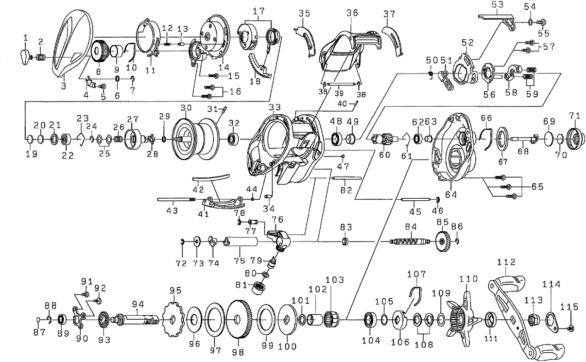 ダイワ純正お取り寄せパーツ：納期1ヶ月】T3 SV 6.3R-TW 製品コード