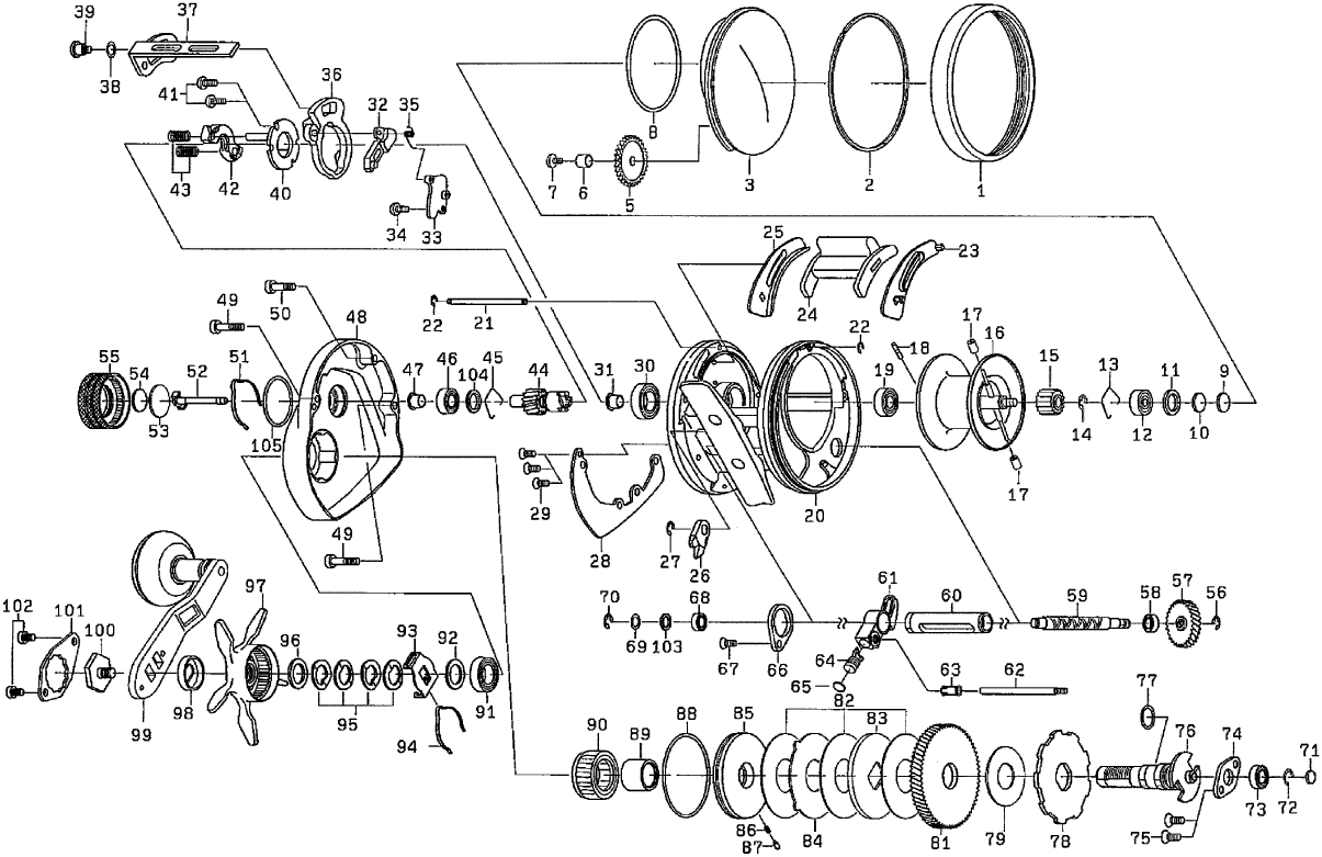 ダイワ純正お取り寄せパーツ：納期1ヶ月】14リョウガ BJ C2025PE-SHL