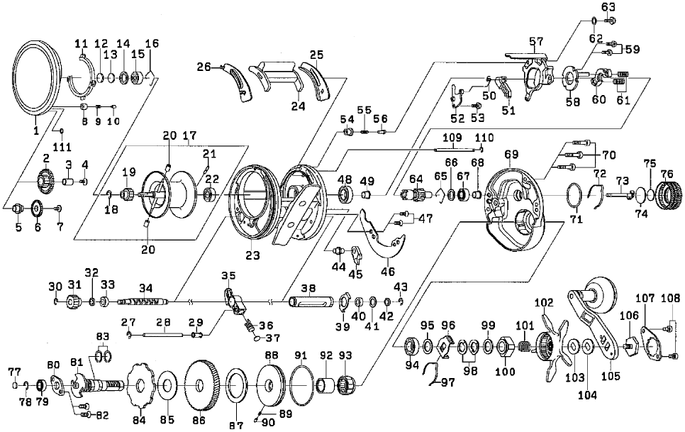 ダイワ純正お取り寄せパーツ：納期1ヶ月】17ソルティガ BJ 200H