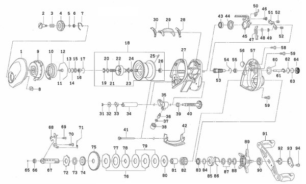 画像1: 【ダイワ純正お取り寄せパーツ：納期1ヶ月】19アルファス CT SV 70H　製品コード：00614115 (1)