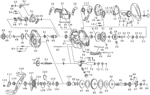 画像1: 【ダイワ純正お取り寄せパーツ：納期1ヶ月】T3 MX 1016XHL-TW　製品コード：00613435 (1)