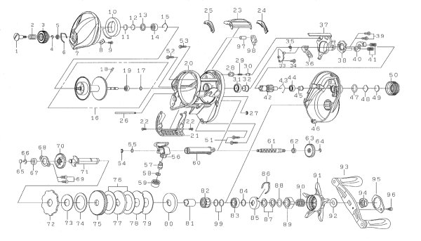 画像1: 【ダイワ純正お取り寄せパーツ：納期1ヶ月】21タトゥーラ TW 400　製品コード：00630107 (1)