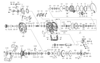 ダイワ純正パーツリスト：ベイトリール - リールチューニング