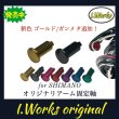 画像1: 【I.Works/アイワークス】シマノ用 オリジナル アーム固定軸 (1)